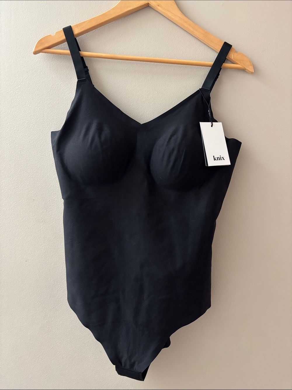 Knix Black Bodysuit Body shaper size XL